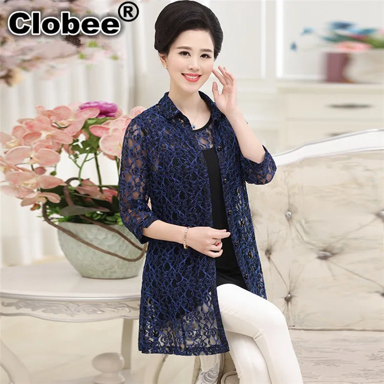 Летний кардиган blusa tricot feminina 2018 весенняя одежда для женщин среднего возраста