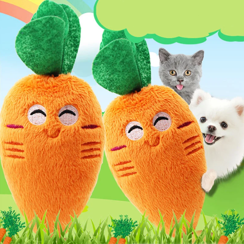 Игрушки для собак, жевательные игрушки для собак, пищащие игрушки для домашних животных, плюшевые брезентовые игрушки для укусов, игрушки для собак, вокальное моделирование, животные, овощи, фрукты, игрушки