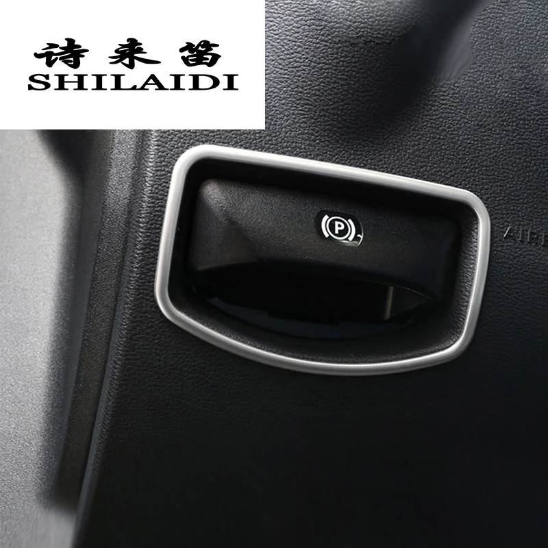 

Car styling For Mercedes Benz C Class W204 C180 C200 C260 The foot brake release switch decoration frame Covers Stickers Trim