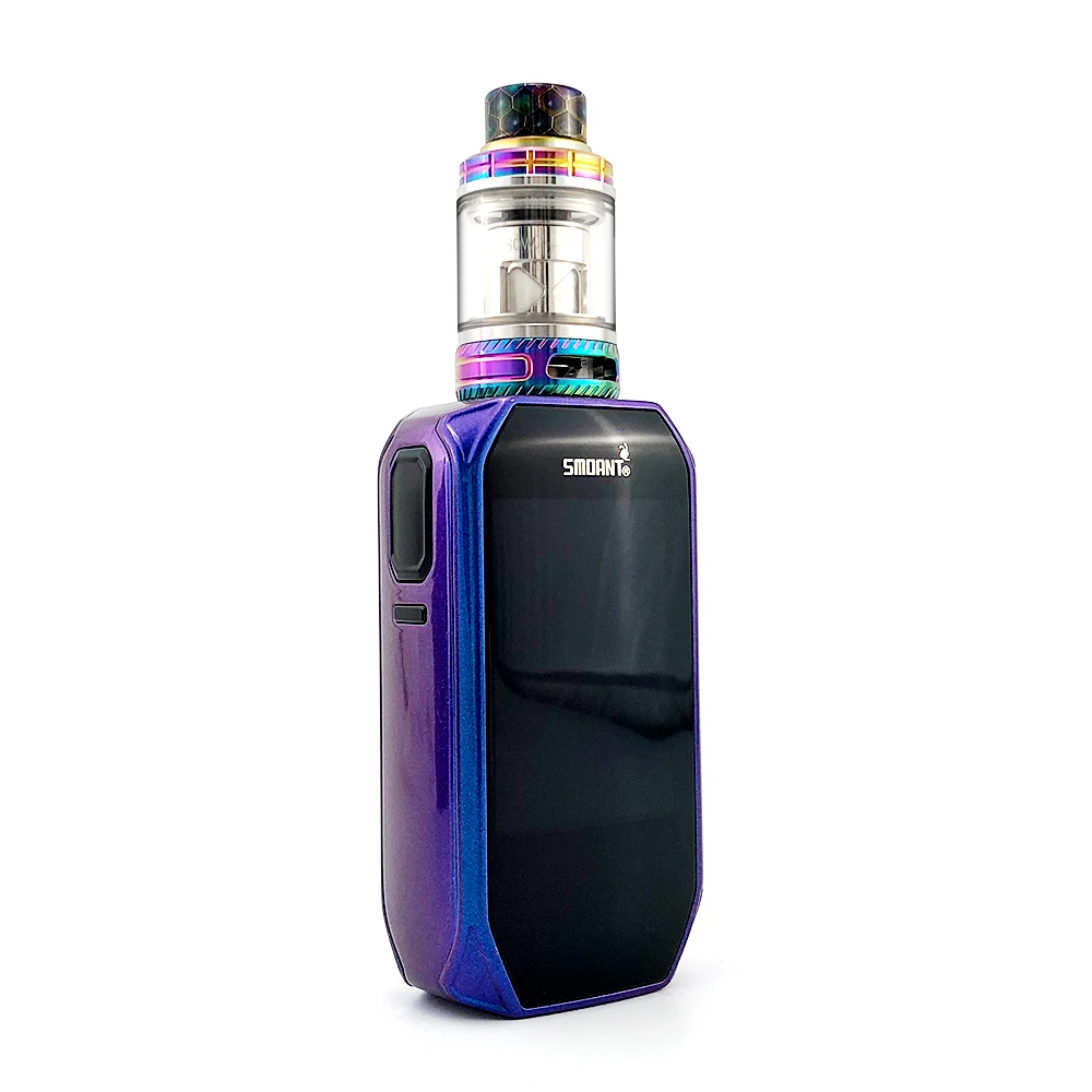Original Smoant Naboo 225W TC kit Box Mod with Sub-ohm Mesh Tank 2ml/4ml Dual 18650 Batteries vs Cylon |