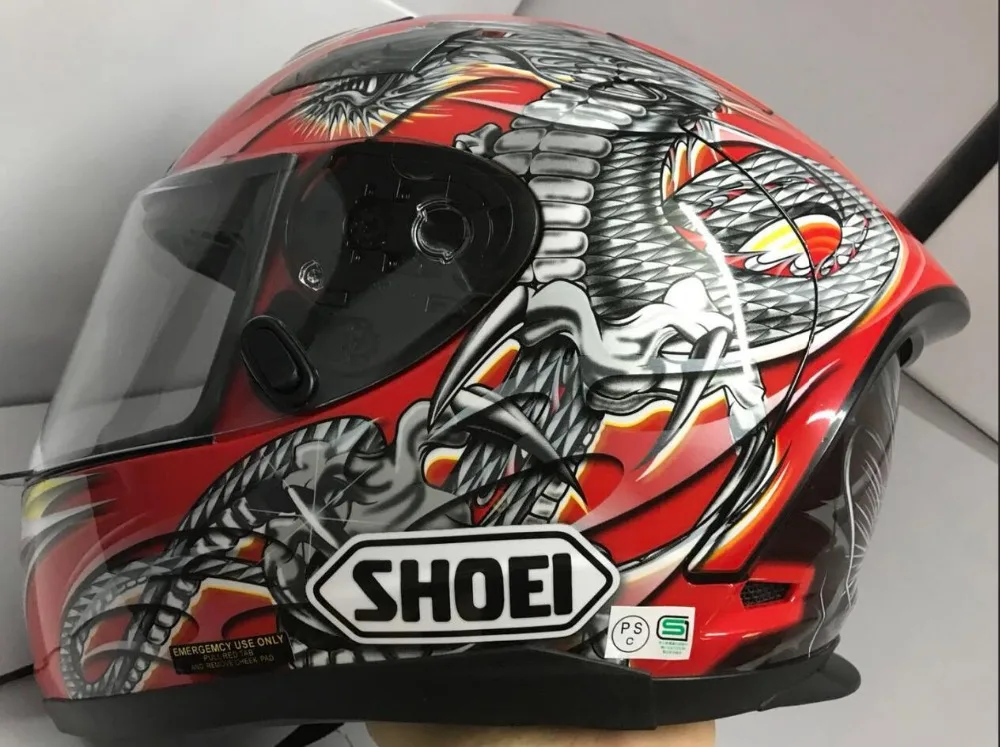 Новый мотоциклетный красный длинный Полнолицевой гоночный шлем|Шлемы| |