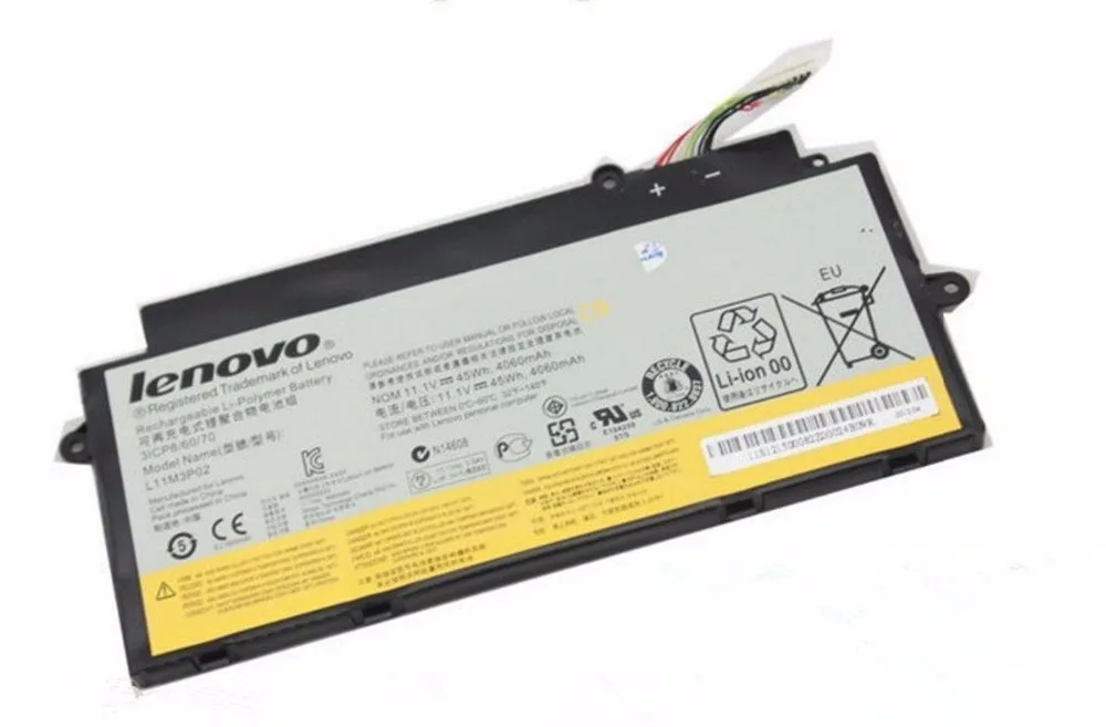 Новая Подлинная батарея для LENOVO L11M1P02 L11L6P01 11 1 V 45WH|Аккумуляторы ноутбуков| |