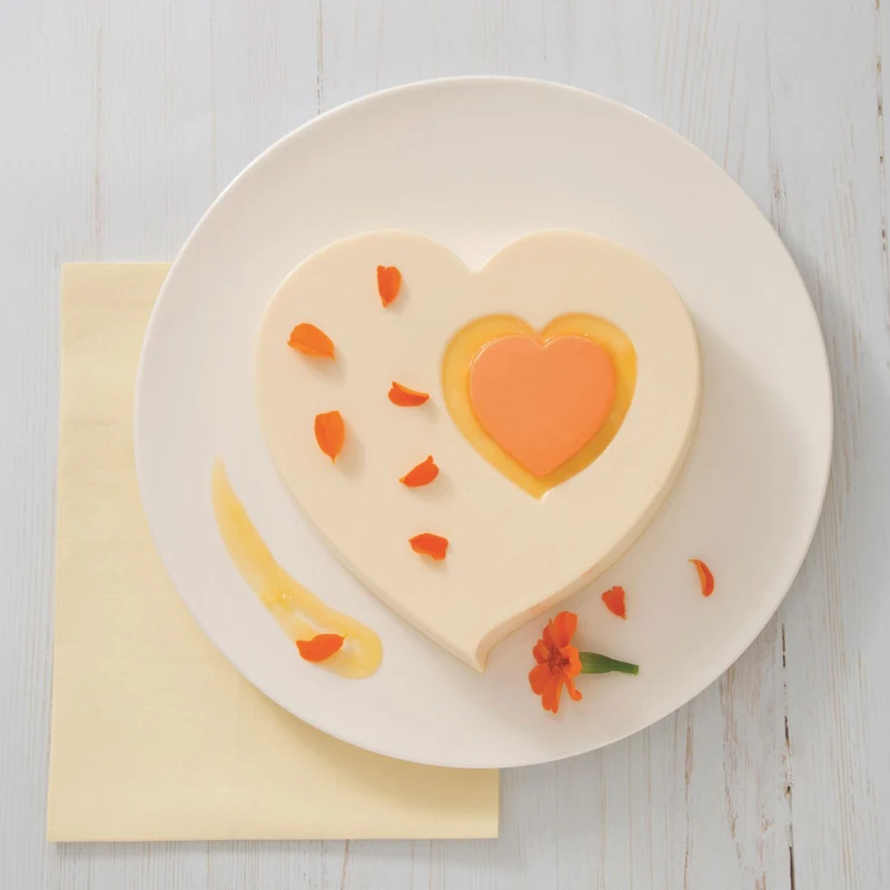 Solid Heart Shape Cake Mold Single Pan Classic Sweet Silicone Non Stick DIY Baking Tool | Дом и сад