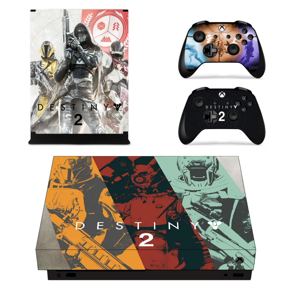 Игра Destiny 2 кожи Стикеры наклейка для Microsoft Xbox One X Slim консоли и контроллеры Скины s