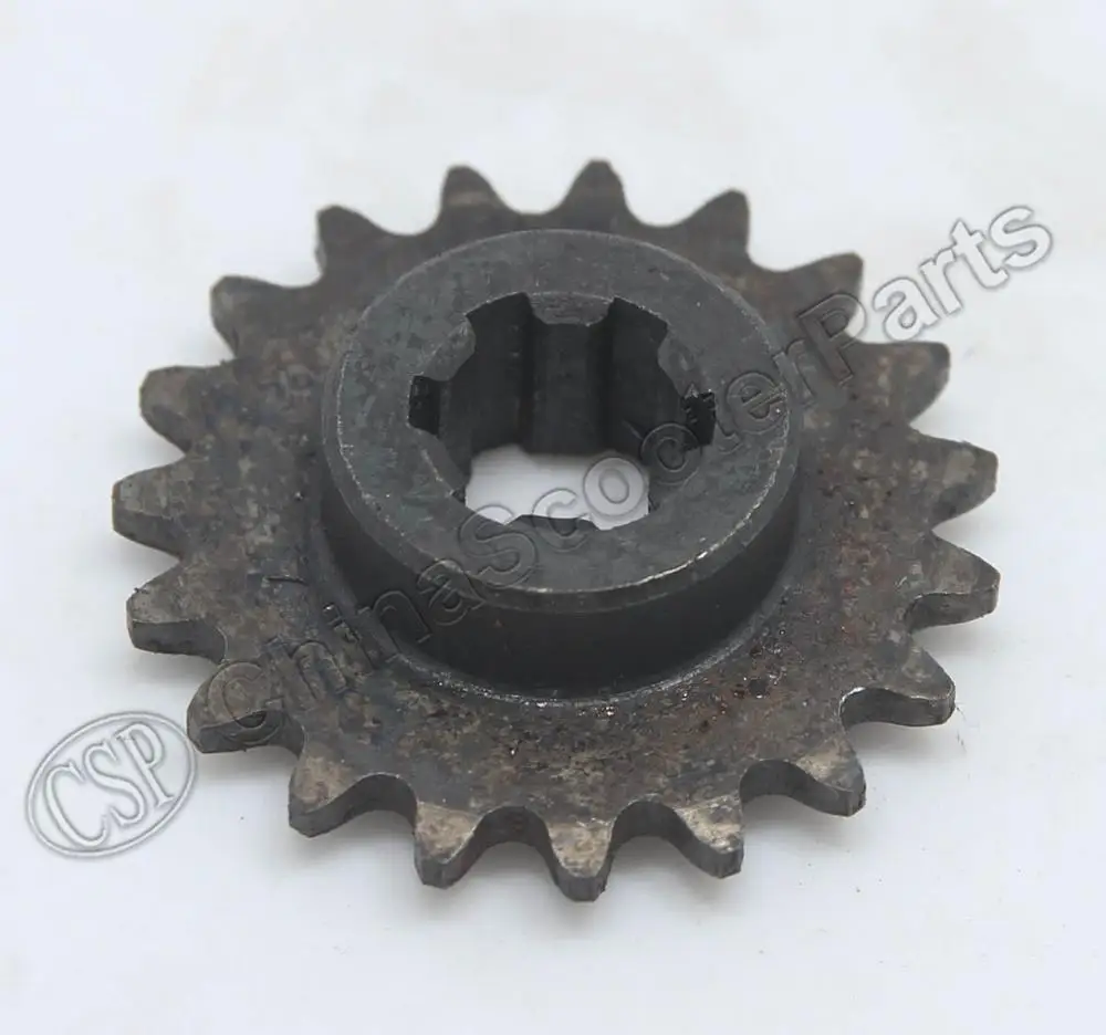 T8F 11 13 14 17 19 20 Tooth 11T 13T 14T 17T 19T 20T front sprocket 2 stroke 47cc 49cc mini moto pocket atv dirt bike - Цвет: 19T