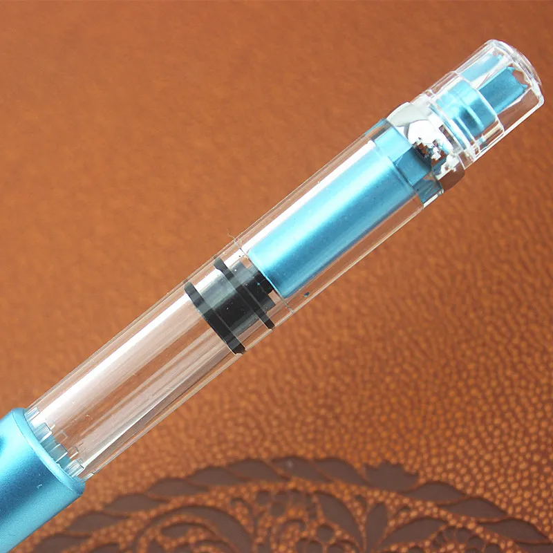 Fountain Pen Wing Sung 698 Transparent Piston Fountain Pen Demonstrator Fountain Pen
