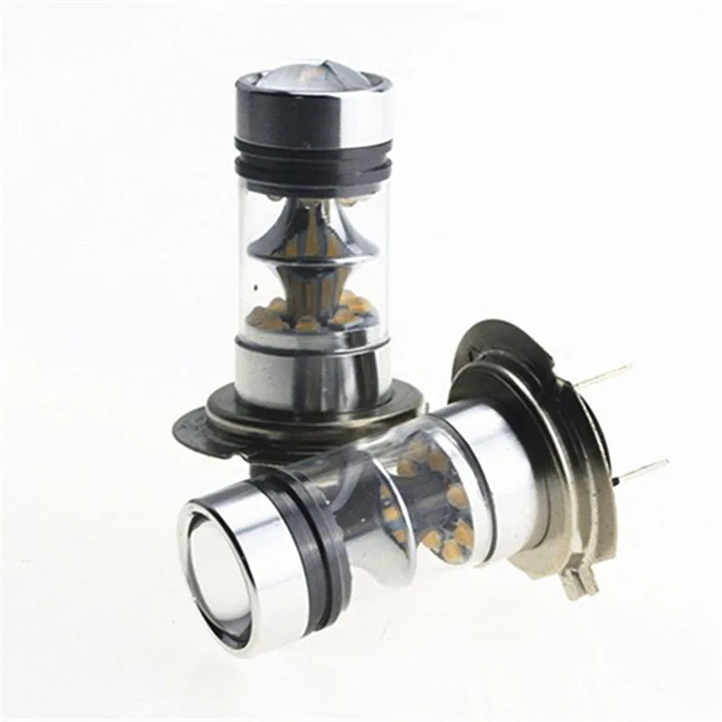Новый горячий автомобиль белый H7 100W Светодиодный 20 SMD проектор противотуманная