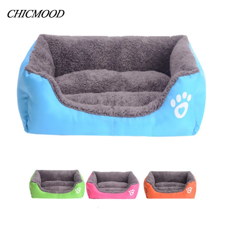 Кровать для домашних животных собак кошек щенков подушка домик мягкая теплая