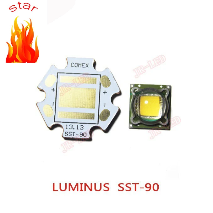 1 шт. Luminus SST 90 30 Вт светодиодный излучатель 2250LM белый 6500K синий 460NM теплый 3000K модуль