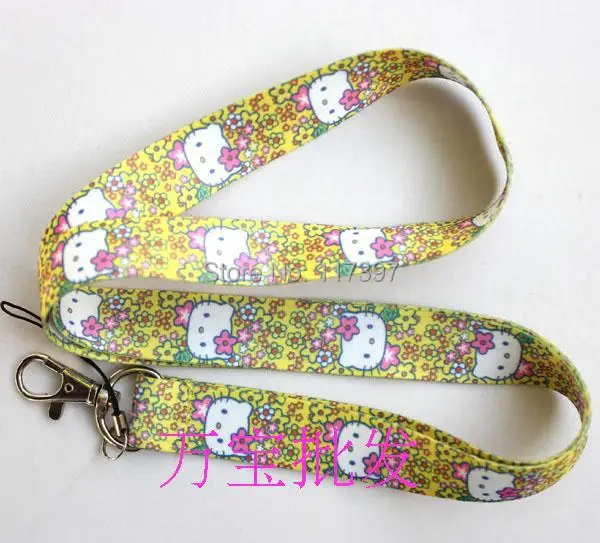 10 шт. рисунок «Hello Kitty» Средства ухода за кожей шеи шнурки для MP3/4 сотовых телефонов DS Lite