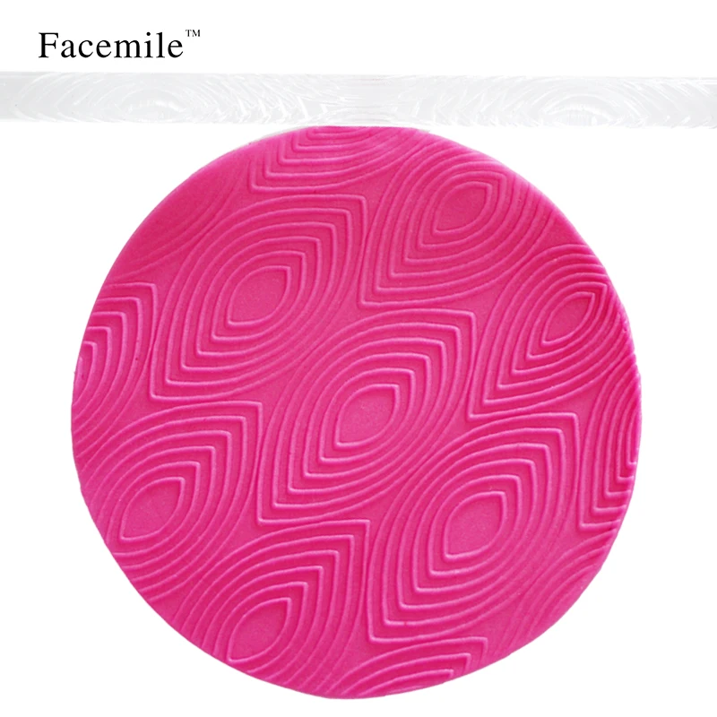 Инструмент для украшения кексов прозрачная акриловая скалка помадки с тиснением