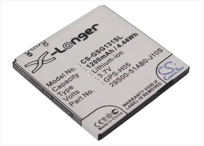 Аккумулятор Cameron Sino 1200 мАч для GIGABYTE Gsmart G1310 G1315 G1317 G1317D GSMART G1315|Аккумуляторы