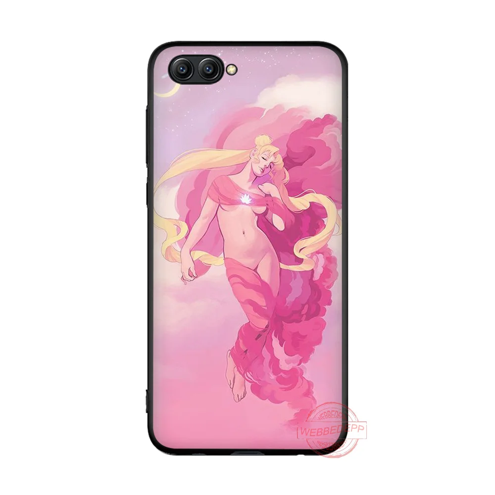 WEBBEDEPP Sailor moon girl TPU Phone Case for Honor 6A 7A 2GB/3GB Pro 7C 7X 8X 8C 9 10 Note10 8 Lite |