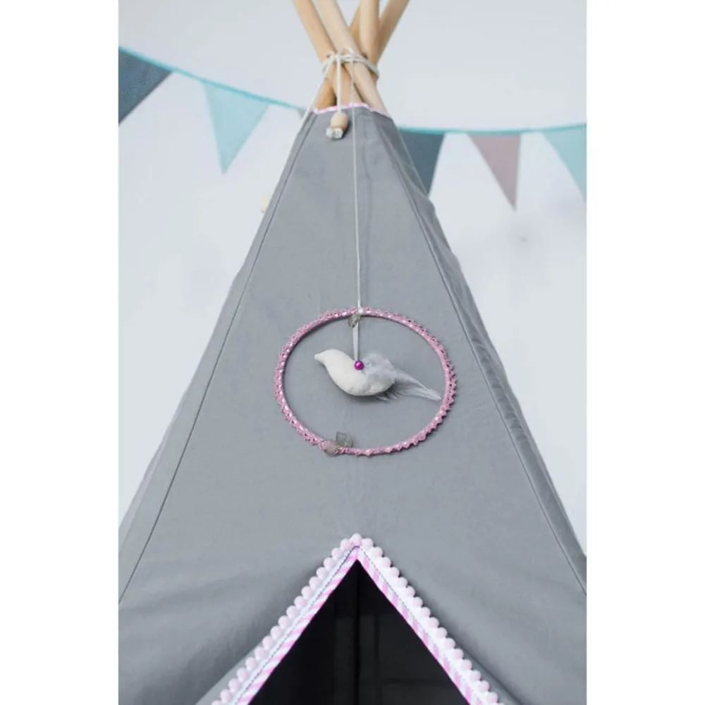 Серый цвет детская вигвама играть палатки типи палатка дети | Игрушки и хобби