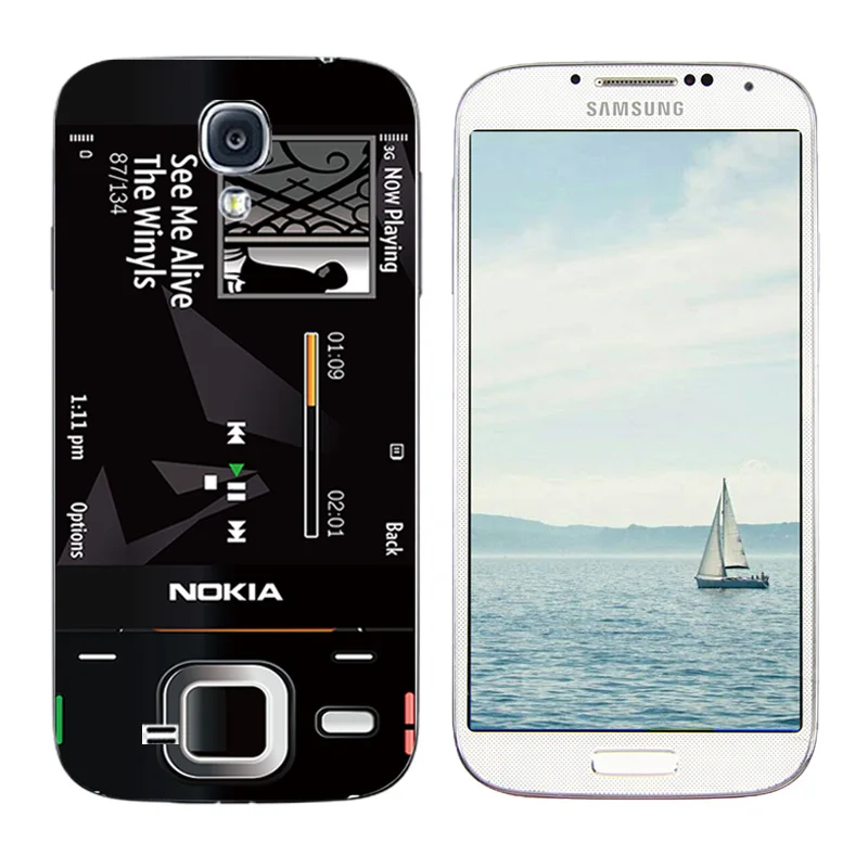 for Samsung Galaxy S4 Soft Silicone Phone Case i9500 Expression Printing Back Cover Ultrathin Clear |