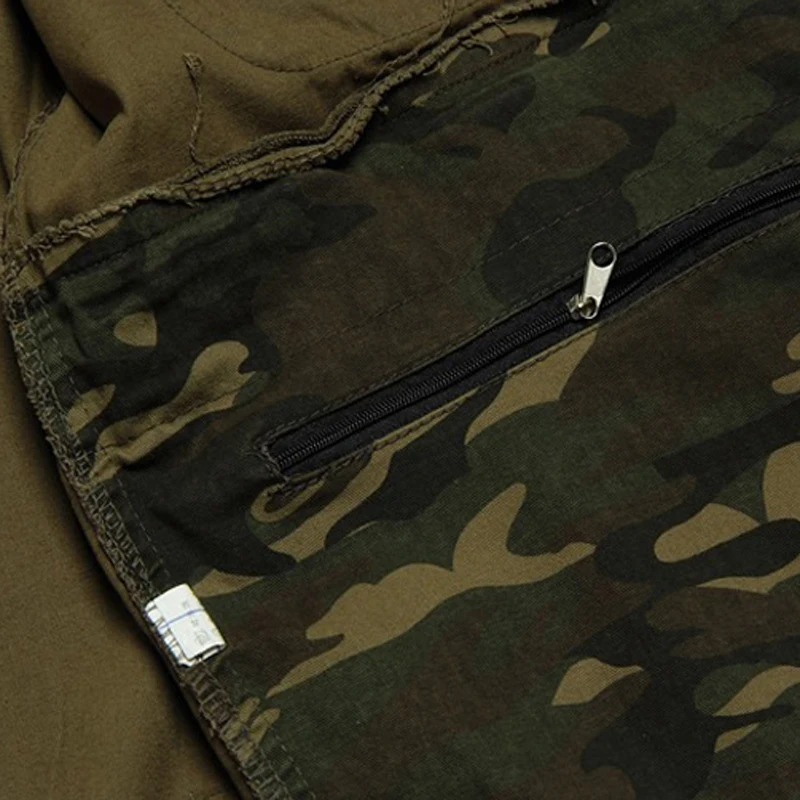Мульти-карманный грузовой мужской жилет в стиле милитари брендовая одежда