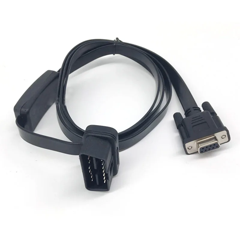 2020 Obd инструмент 16PIN к DB9 последовательный RS232 OBD2 кабель с переключателем