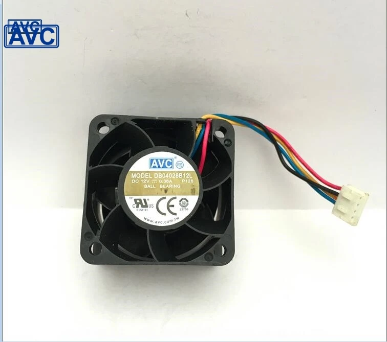 Новый и оригинальный кулер AVC DB04028B12L 12 В 0 36a 4 см 40 мм 4028 третий линейный
