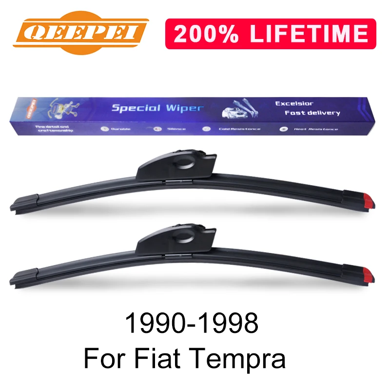 QEEPEI Замена стеклоочистителя для Fiat Tempra 1990 1998 силиконовая Резина лобовое стекло