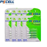 32pcspkcell battery aaa pre charged nimh 1 2v 850mah ni mh 3a rechargeable batteries up to 1000mah capacity cycle 1200times