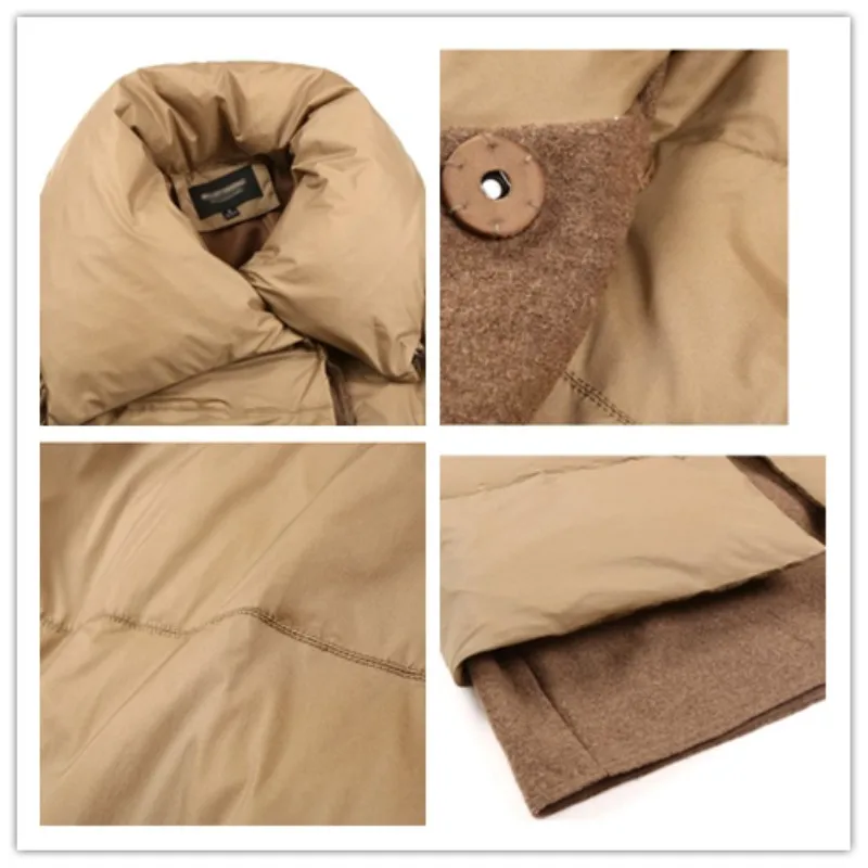 

2019 New Hot Women Winter Down Coat Loose Large Size Solid Long Down Jacket Women Thicken Coat Fashion Warm Outerwear CW068