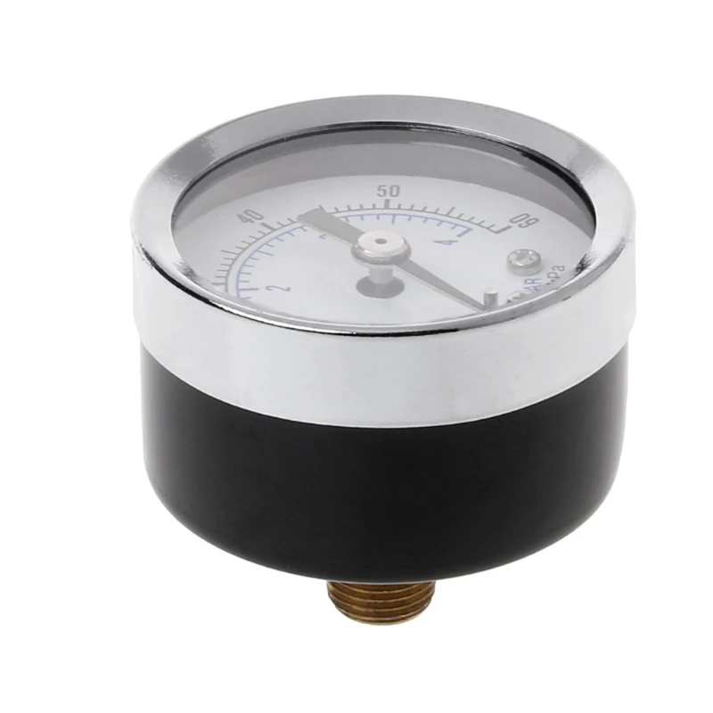 

1/8" NPT Air Compressor 0-60 PSI Back Mount 1.5" Face High Quality Air Pressure Gauge Hydraulic Pressure Gauge
