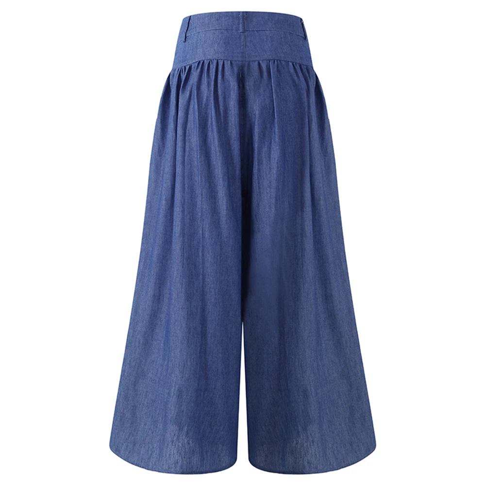 YJSFG дом 2018 новые женские Модные Брюки Офисные свободные стрейч Высокая талия