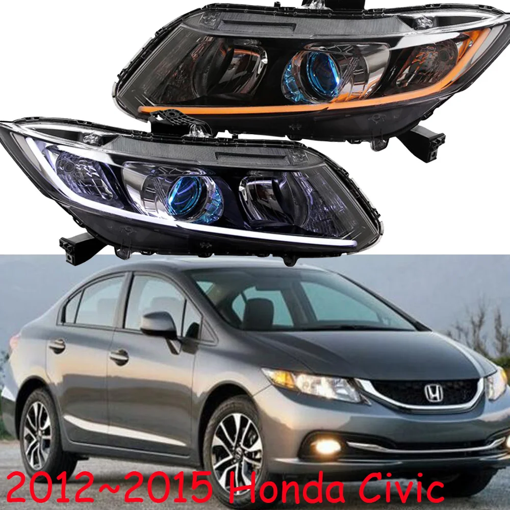 2 шт. авто стайлинг фары для CIVIC 9th DRL 2012 2013 2014 2015 год светодиодный ходовые огни