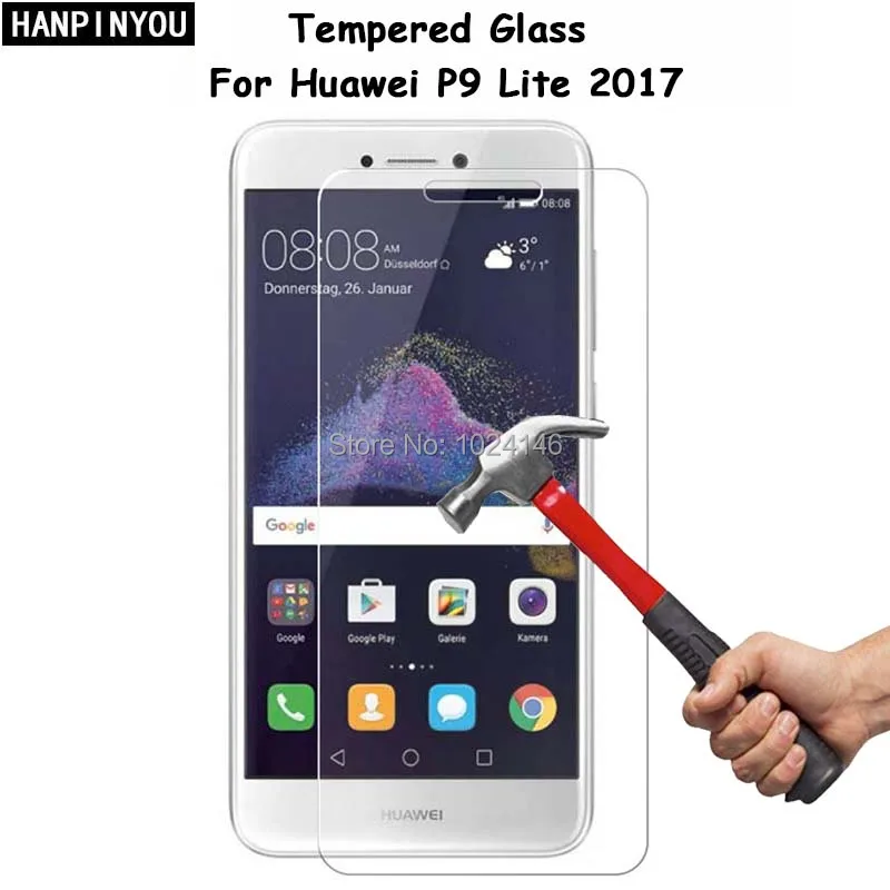 

Для Huawei P9 Lite P9Lite (2017) 5,2 дюйма прозрачное закаленное стекло Защита для экрана Взрывозащищенная защитная пленка закаленное защитное стекло