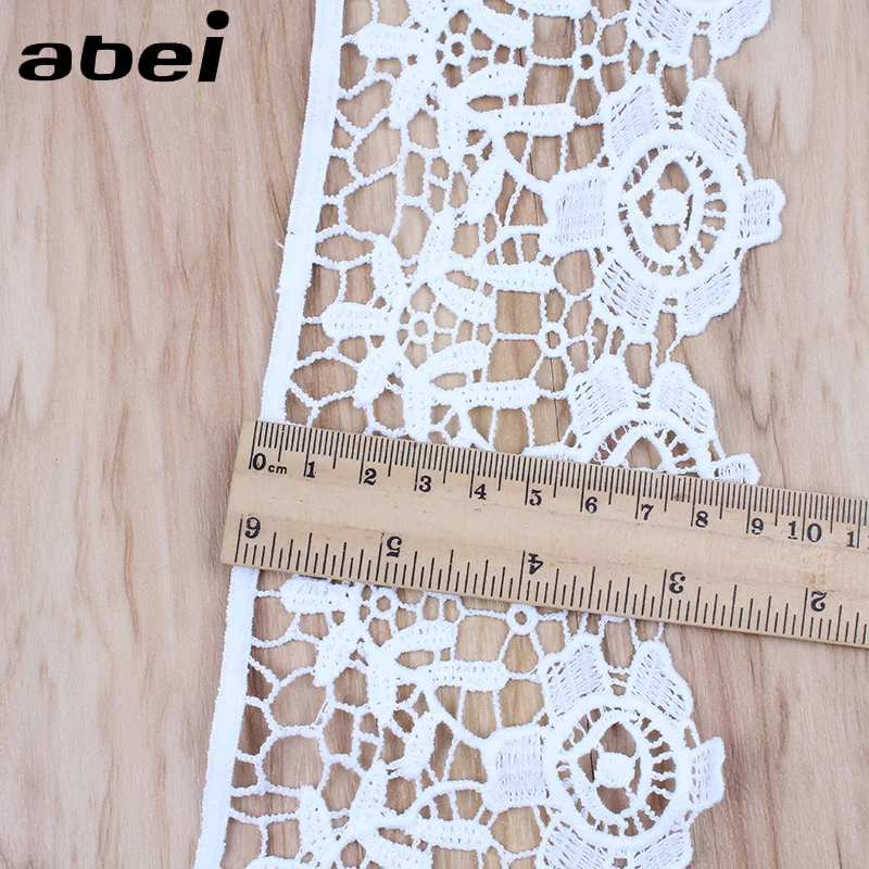 9 см кружевная вышитая Водорастворимая лента с вырезами и цветами ручная работа