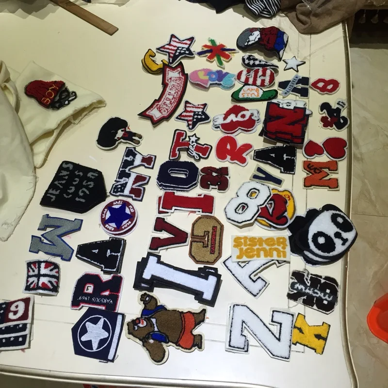 20 шт. нашивка для полотенец с буквами в стиле панк | Дом и сад