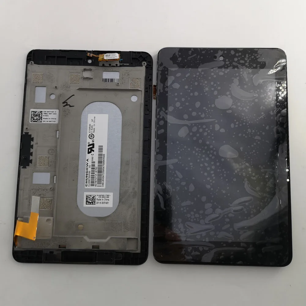 ЖК дисплей CLAA070WP06 экран монитор сенсорный в сборе с рамкой для Dell Reg Model T01C Type T01C001