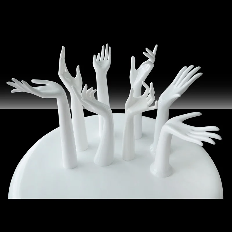

Free Shipping!! New Best Fashion Fiberglass White Hand Mannequin Hand Manikin Hot Sale