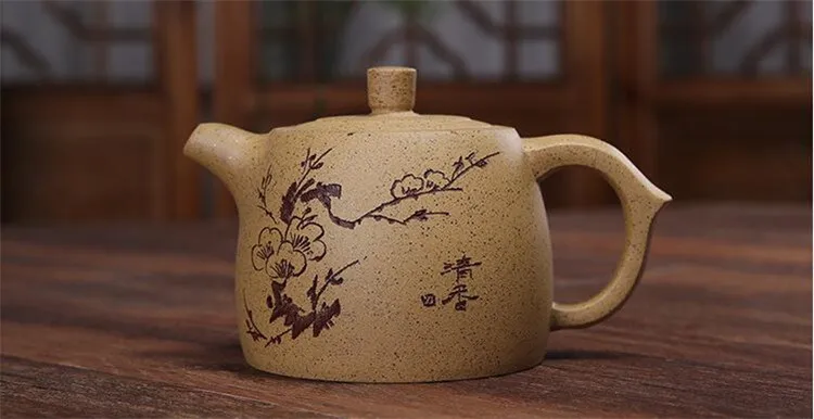 Фиолетовый Глиняный исинский Чайник Китайский кунг-фу Цзинь Лан чайник zisha с подарочной коробкой костюм галстук Гуаньинь Пуэр Улун чай посуда 19