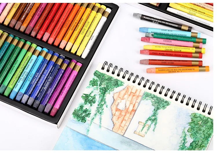 Mungyo MAC серии ГАЛЕРЕЯ Aquarell цветные карандаши 12/24/36 цветов водорастворимый цветные карандаши художественные рисовальные принадлежности