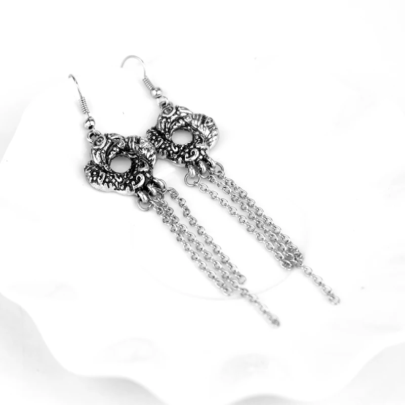 Freeshipping 12 pairs много 007 Алжирских Loveknot Серьги Веспер Линд Бонд Казино Рояль девушка