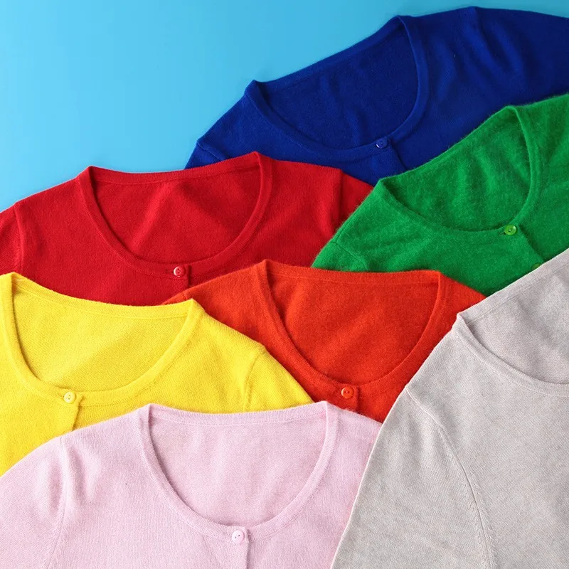 2017 кардиганы с v-образным вырезом однотонный короткий кардиган Feminino Basics женский