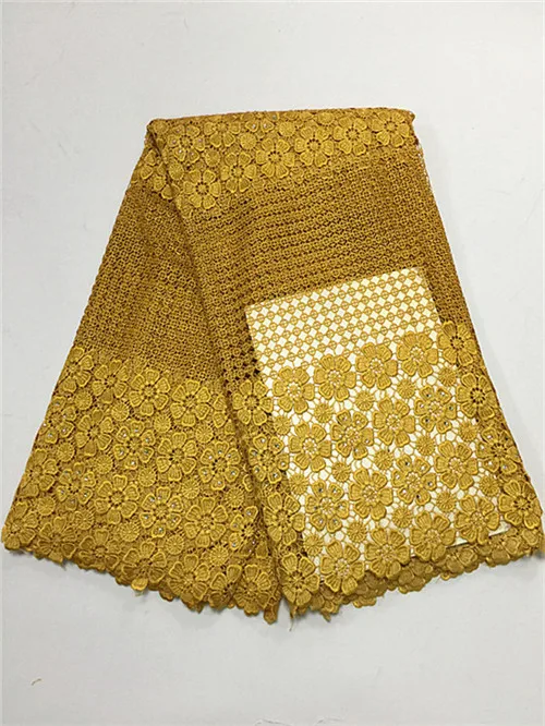 Royal blue Color African Lace Fabric With Flowers Hot Sell New Arrival Cord Guipure Fabrics High Quality!16l | Дом и сад