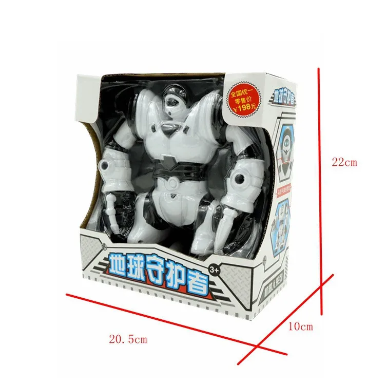 Детский робот супергерой ходящий Электрический с подсветкой музыкальные