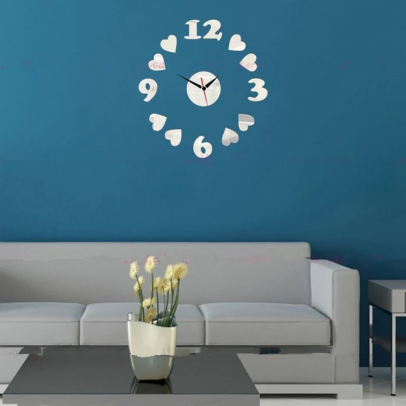 Винтажные настенные часы кварцевые современный дизайн reloj de pared horloge акриловая