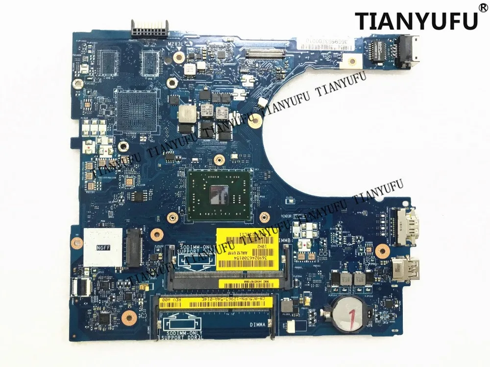 Материнская плата для ноутбука Dell Inspiron 5455 5555 с E1-7010 процессором AAL12 LA-C142P протестирована на