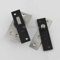 high quality 2sets stainless steel heavy duty door pivot hinges 360 degree rotary hidden door hinges install up and down