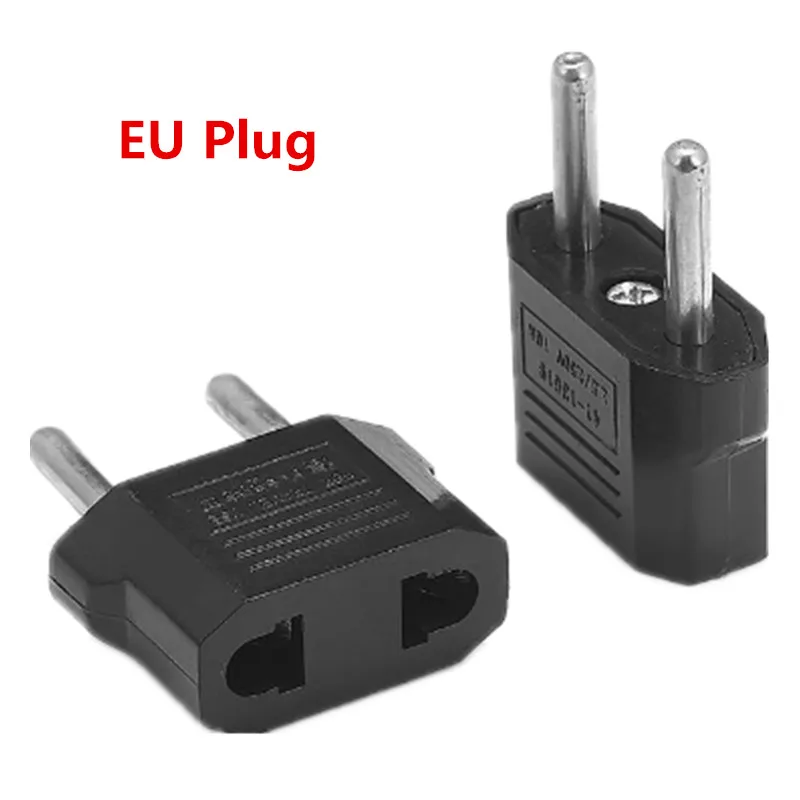 

100 Pcs/lot High quality European Euro Eu AU to US/USA Plug Power Socket Travel Charger Adapter Plug Outlet Converter Adapter