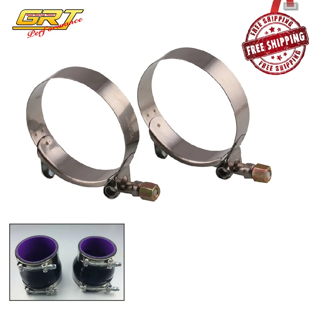 2 шт многоразовый нержавеющий силиконовый Т БОЛТ ХОМУТ набор турбо хомут для