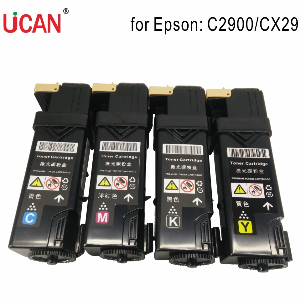 Совместимый картридж с тонером для принтеров Epson AcuLaser C2900 CX29 C13S050630/29/28/27 |