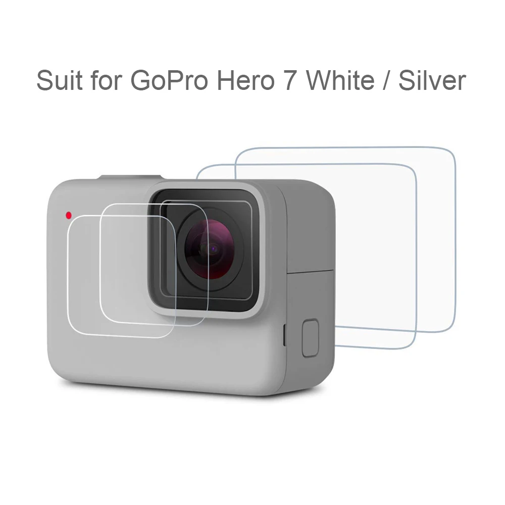 Защитная пленка для объектива из закаленного стекла и ЖК-экрана GoPro Hero 7