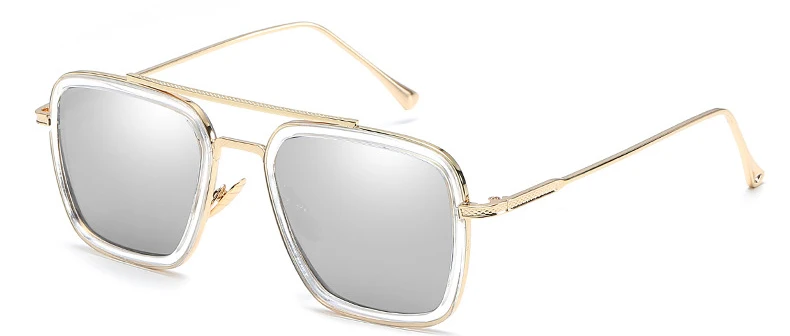 C4 Samjune Человек-паук: возвращение домой Эдит Sunglasse Железный человек Тони Старк солнцезащитные очки для мужчин - Цвет линз: C4