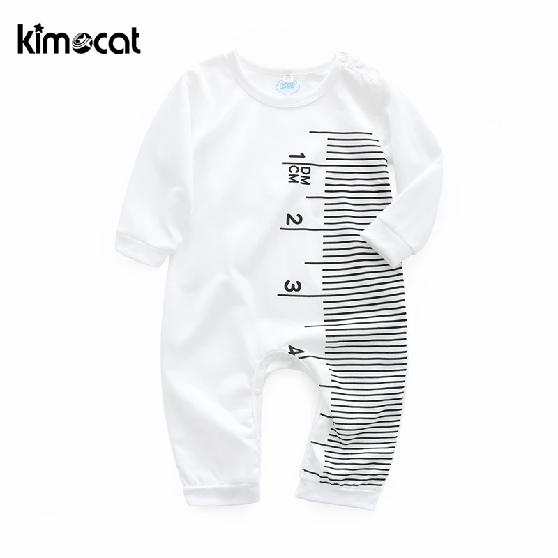 Kimocat/Одежда для маленьких мальчиков Одежда новорожденных белого и черного цвета