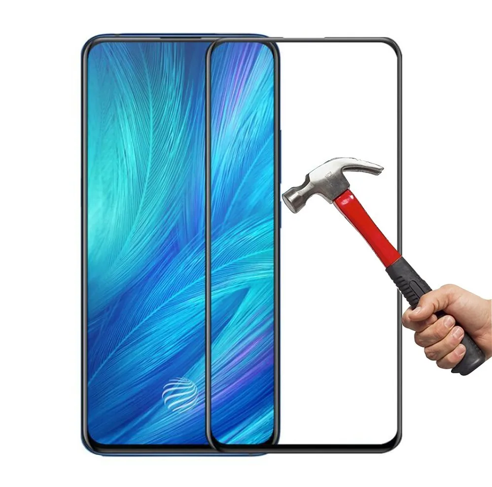ДЛЯ Vivo X27 Pro Полное покрытие закаленное стекло Защита для экрана 2.5D 9H 0 3 мм V9 Youth V11