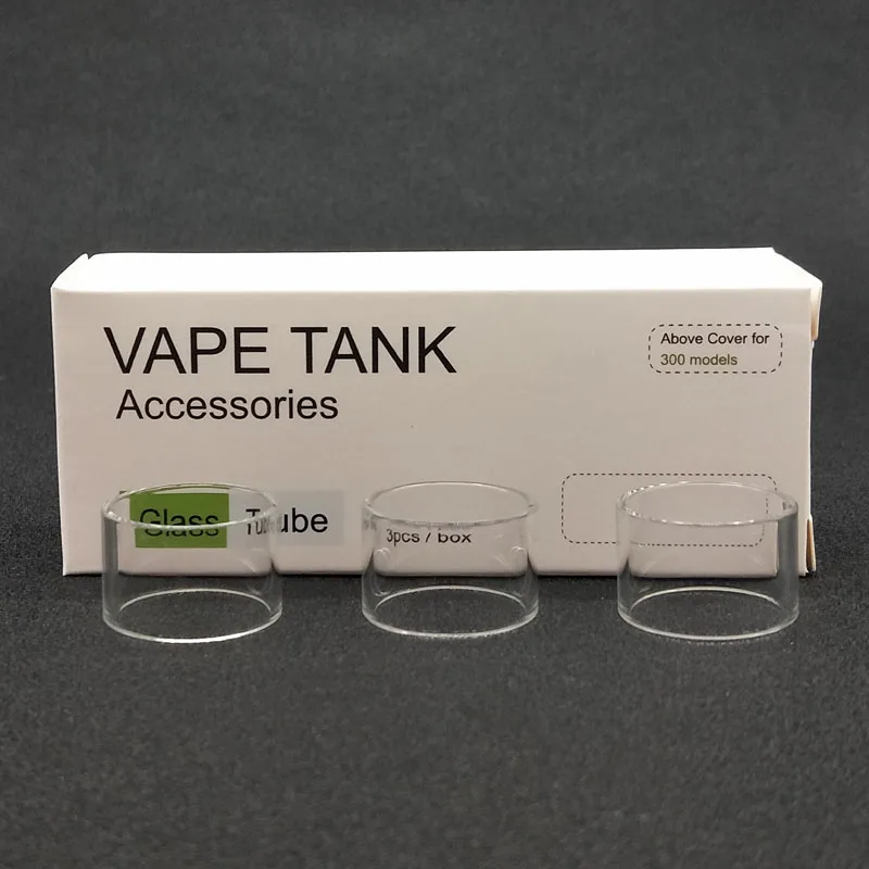 3 шт. Аутентичные Сменные стеклянные трубки для Augvape Merlin мини RTA 24 мм диаматор танк